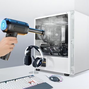 Elektryczna Dmuchawa Sprężone Powietrze Kompresor Do PC Air Duster do Kurzu 6