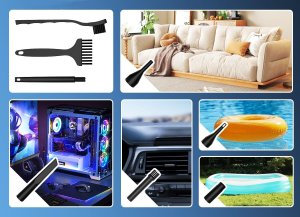 Elektryczna Dmuchawa Sprężone Powietrze Kompresor Do PC Air Duster do Kurzu 8