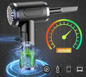 Elektryczna Dmuchawa Sprężone Powietrze Kompresor Do PC Air Duster do Kurzu 10