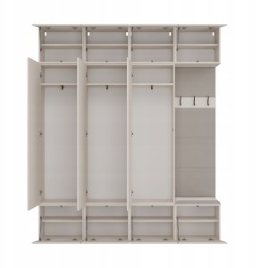 Garderoba HAGA IV 3Sz1W KASZMIR 3x Szafa + Wieszak 10