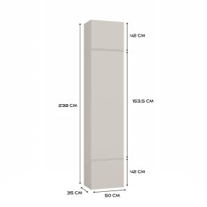 Garderoba HAGA IV 2Sz2W KASZMIR 2x Szafa + 2x Wieszak 12