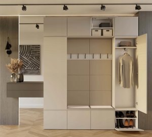 Garderoba HAGA IV 2Sz2W KASZMIR 2x Szafa + 2x Wieszak 4