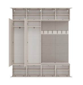 Garderoba HAGA IV 2Sz2W KASZMIR 2x Szafa + 2x Wieszak 10