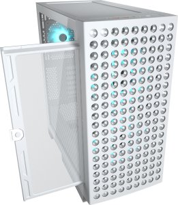 Obudowa Cougar COUGAR AIRFACE ECO* RGB PC Case, Mid Tower, White 3