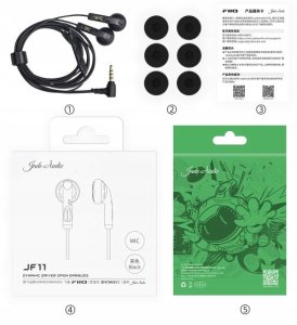 Słuchawki FiiO JF11 MIC - White - Słuchawki pchełki extended bass z mikrofonem 7