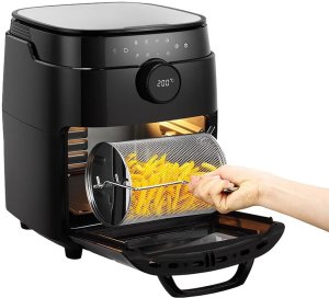 TESLA AirCook & Grill QG800 WiFi wielofunkcyjna frytkownica i grill z aplikacją mobilną 8