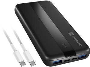 Powerbank Natec Trevi Slim Q 10000mAh Czarny 6