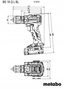 Metabo BS 18 L 2x 2Ah metaBOX Akku-Bohrschrauber 3