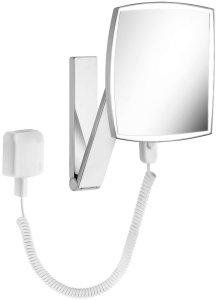 Keuco iLook move Cosmetic mirror square illuminated w/pivotedrail 1