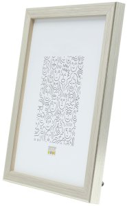Ramka Deknudt S41JD1 30x30 drewno srebrny wąska listwa 2
