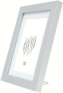 Ramka Deknudt S66KD1 P1 DIN A3 29,7x42 drewno srebrny z passepartout 2
