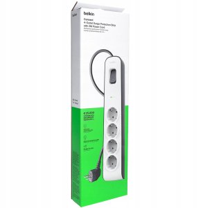 Belkin Surge Prot.Strip 4 outlet 2 Meter power cord BSV400vf2M-V2 8