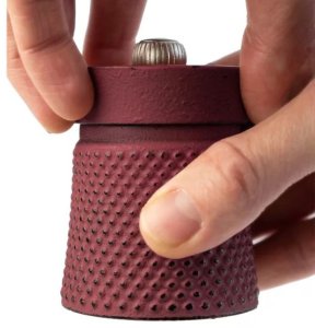 Peugeot Bali Fonte Pfeffermühle 8cm RED 3