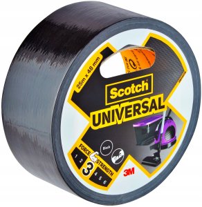 Scotch Gewebekleb. 48mmx25m schwarz 1