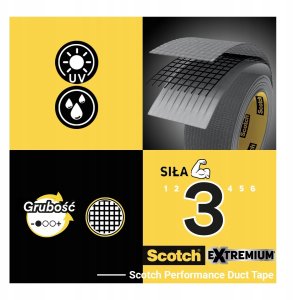 Scotch Gewebekleb. 48mmx25m schwarz 3