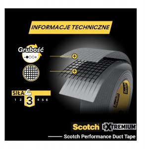 Scotch Gewebekleb. 48mmx25m schwarz 4