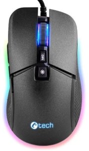 C-TECH herní myš Dawn, casual gaming, 6400 DPI, RGB podsvícení, USB 1