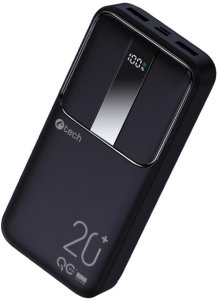 C-TECH Powerbanka 20000mAh, Li-Pol, 22,5W, USB-C/USB-A/micro USB 6