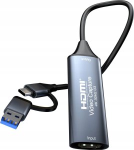 System przekazu sygnału AV PremiumCord HDMI capture/grabber do nagrywania sygnału wideo/audio do komputera s konektorem USB3.0 i USB-C 2
