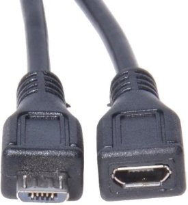 PREMIUMCORD Kabel prodlužovací micro USB - micro USB 3m (M/F) 1