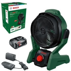 Bosch UniversalFan 18V-1000 akumulátorový ventilátor, 1000 m3/h, akumulátor, JetBreeze Airflow 2