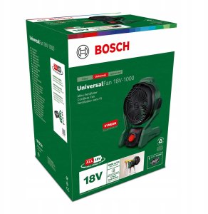 Bosch UniversalFan 18V-1000 akumulátorový ventilátor, 1000 m3/h, akumulátor, JetBreeze Airflow 9