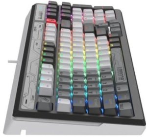 Klawiatura A4Tech A4tech Bloody B950 podświetlana mechaniczna gamingowa klawiatura RGB, Brown Switch, USB, CZ, szary 4