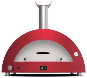 Alfa Forni Moderno 5 Pizze Hybrid Antik Rot 1