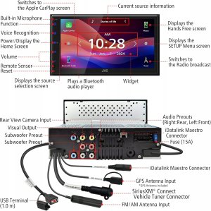 Radio samochodowe JVC KW-M695DBT 6