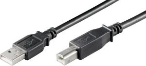 Kabel USB Mcab USB-A - USB-B 3 m Czarny (7000712) 1