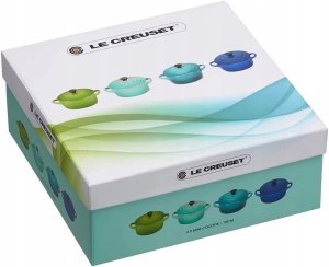 Le Creuset Stoneware Set of 4 petite Casseroles 10x5cm ocean 11
