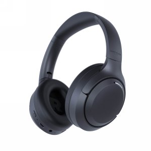 Happy Plugs Play Lite - bezprzewodowe słuchawki nauszne z wejściem 3,5 mm i wbudowanym radiem (black) 1