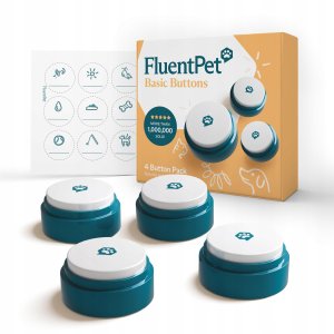 FluentPet - Basic Buttons - zestaw 4 przycisków do komunikacji z psem / kotem 2