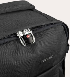 Plecak podróżny i na laptop 17" Tucano BKTUG-ML-BK, standardowe linie lotnicze, czarny 8