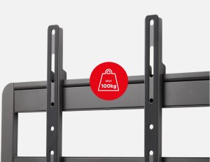 Uchwyt płaski One For All WM5610 do dużych TV 42"-100" max 100kg, czarny 2