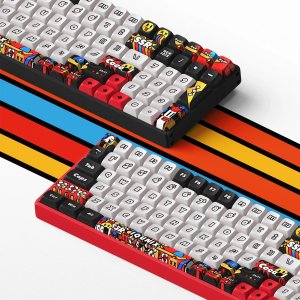 IQUNIX F97 Graffiti Blaze Wireless Gaming Tastatur, RGB - Moonstone-Turbo-Switches 1