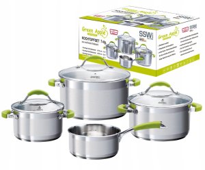 ZESTAW GARNKÓW GREEN APPLE SSW STAL NIERDZEWNA 7 EL. 3