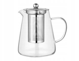 DZBANEK Z ZAPARZACZEM KAMELIA 1,0L SZKLANY (SITO, UCHWYT SZKLANY) 2