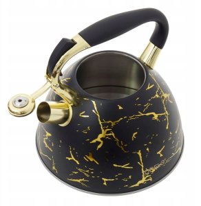 CZAJNIK NIEELEKTRYCZNY OD 2282 CZARNY ZŁOTY 3 L 3