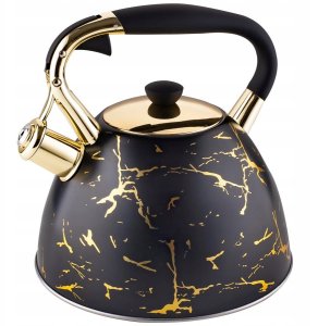 CZAJNIK NIEELEKTRYCZNY OD 2282 CZARNY ZŁOTY 3 L 4