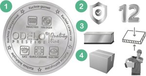 CZAJNIK NIEELEKTRYCZNY OD 2282 CZARNY ZŁOTY 3 L 9