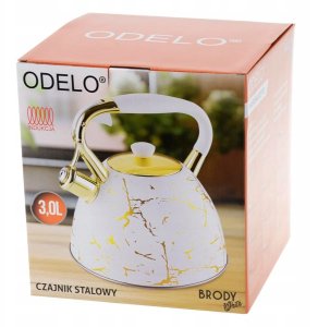 CZAJNIK NIEELEKTRYCZNY OD 2283 BIAŁY ZŁOTY 3 L 2