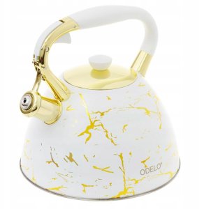 CZAJNIK NIEELEKTRYCZNY OD 2283 BIAŁY ZŁOTY 3 L 3