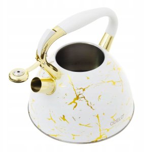 CZAJNIK NIEELEKTRYCZNY OD 2283 BIAŁY ZŁOTY 3 L 4