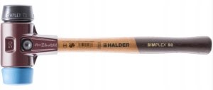 Halder SIMPLEX soft-face mallet 60 TPE-soft/comp. rubber 1