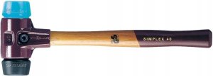 Halder SIMPLEX soft-face mallet 50 TPE-soft/comp. rubber 1