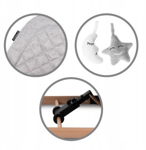 KIDWELL LEŻACZEK BUJACZEK LARO FULL GREY/WOODEN 5906601700897 3