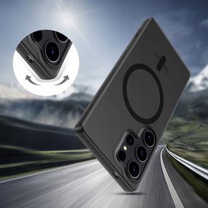 Tech-Protect Magslim Magsafe do Galaxy S25 Ultra czarny matowy 4