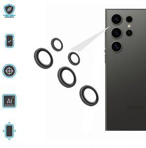 Fixed Camera do Samsung Galaxy S25 Ultra czarne 3