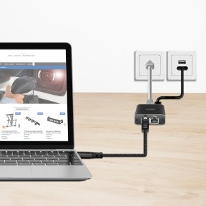 LogiLink USB 3.0 - RJ45 7.5m 4